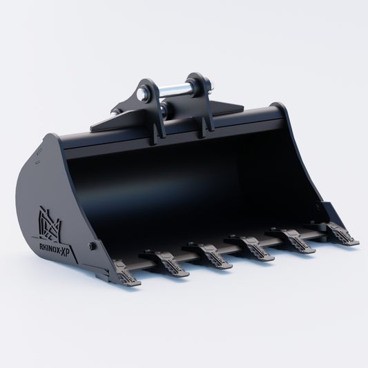 Airman AX36U Digging Bucket - 36" | Rhinox Group UK - Toothed Bucket Front
