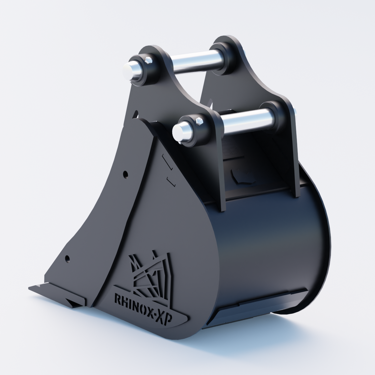2G Digging Bucket - 12" / 300mm - Bladed Bucket Back