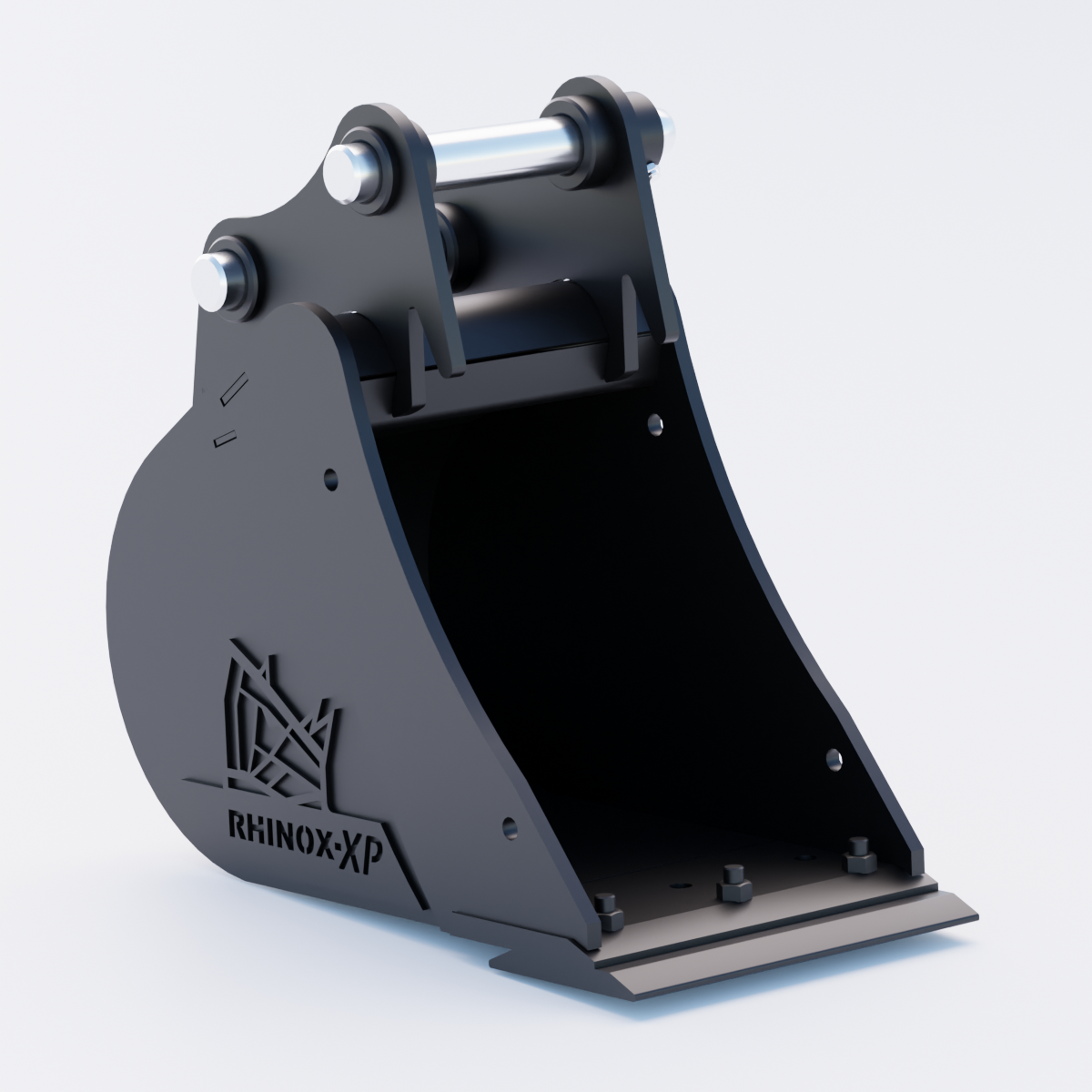 2G Digging Bucket - 12" / 300mm - Bladed Bucket Front