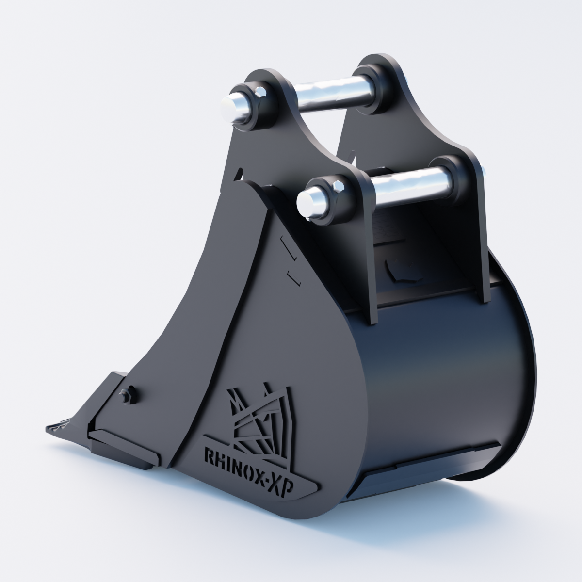 2G Digging Bucket - 12" / 300mm - Toothed Bucket Back