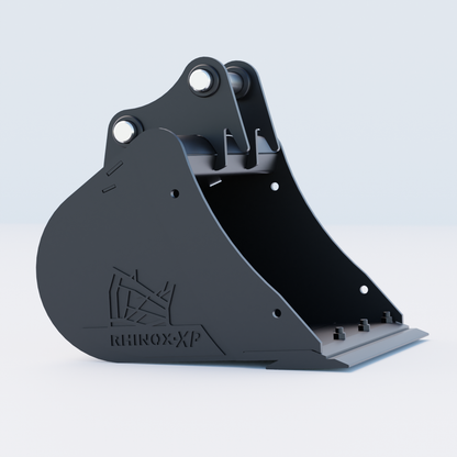 2G Digging Bucket - 24" / 600mm - Bladed Bucket Side