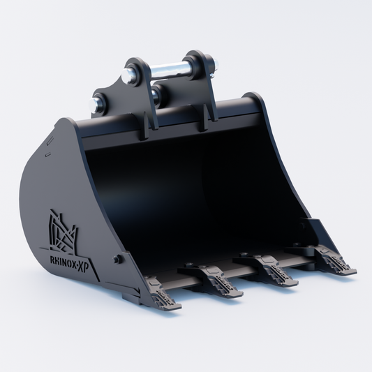2G Digging Bucket - 24" / 600mm - Toothed Bucket Front