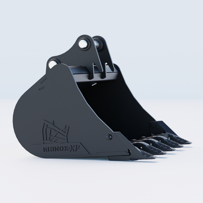 2G Digging Bucket - 30" / 750mm - Toothed Bucket Side