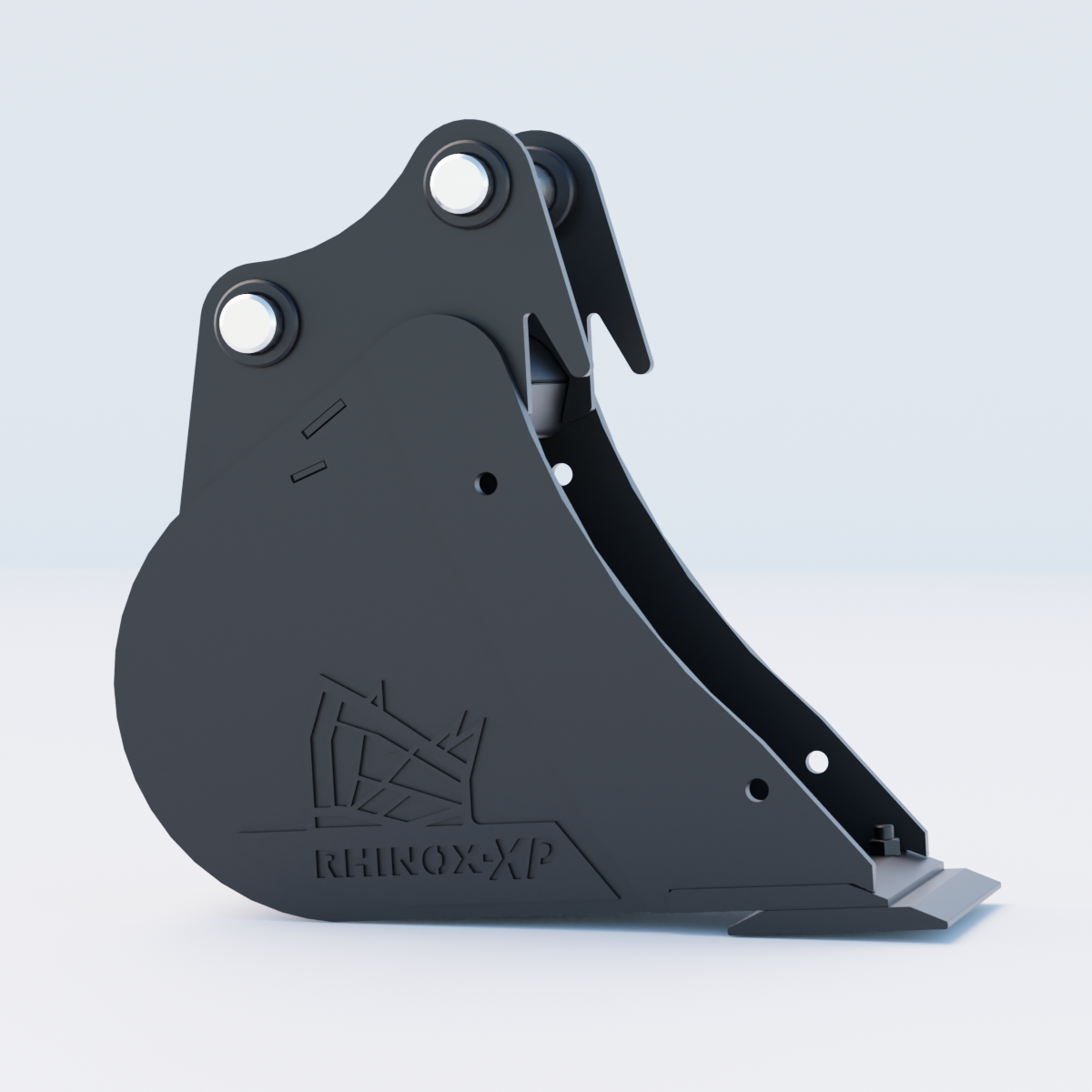 2G Digging Bucket - 9" / 230mm - Bladed Bucket Side