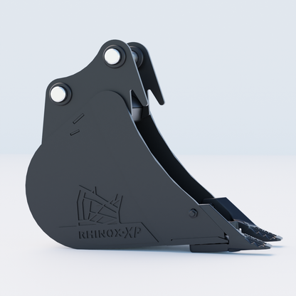 2G Digging Bucket - 9" / 230mm - Toothed Bucket Side