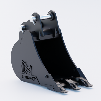 Yanmar YB201 Digging Bucket - 12" / 300mm - Toothed Bucket Front