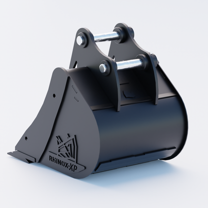 CAT 302.2D Digging Bucket - 18" / 450mm | Rhinox Group UK - Bladed Bucket Back