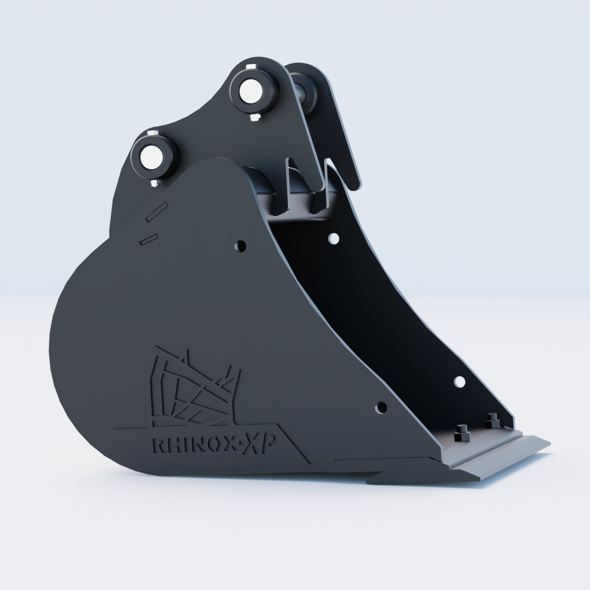CAT 302.2D Digging Bucket - 18" / 450mm | Rhinox Group UK - Bladed Bucket Side