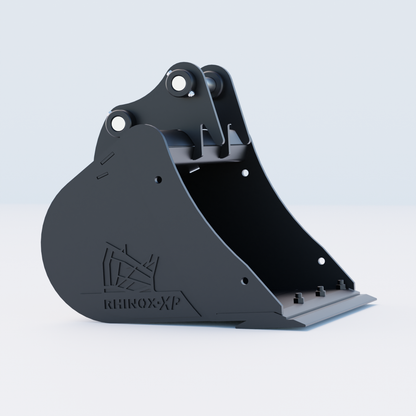 CAT 302.2D Digging Bucket - 24" / 600mm | Rhinox Group UK - Bladed Bucket Side