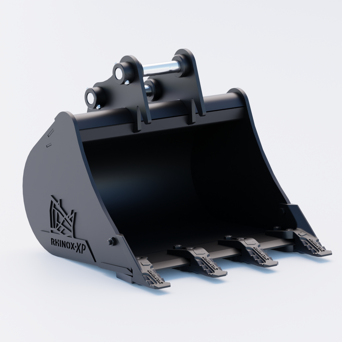 CAT 302.2D Digging Bucket - 24" / 600mm | Rhinox Group UK - Toothed Bucket Front