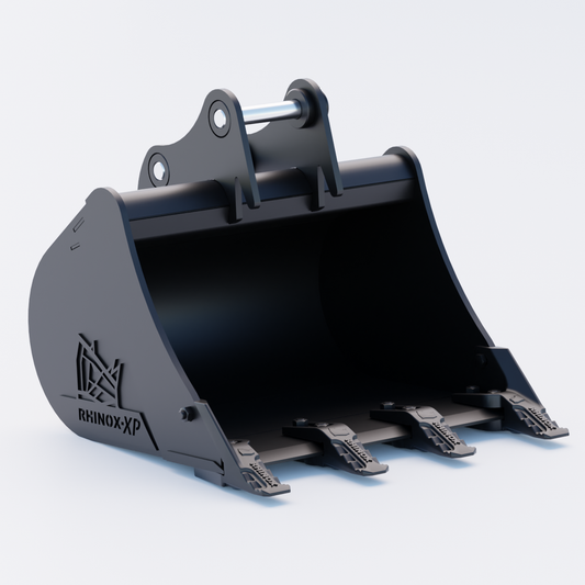 Komatsu PC26MR-5 Digging Bucket - 24" / 600mm - Toothed Bucket Front