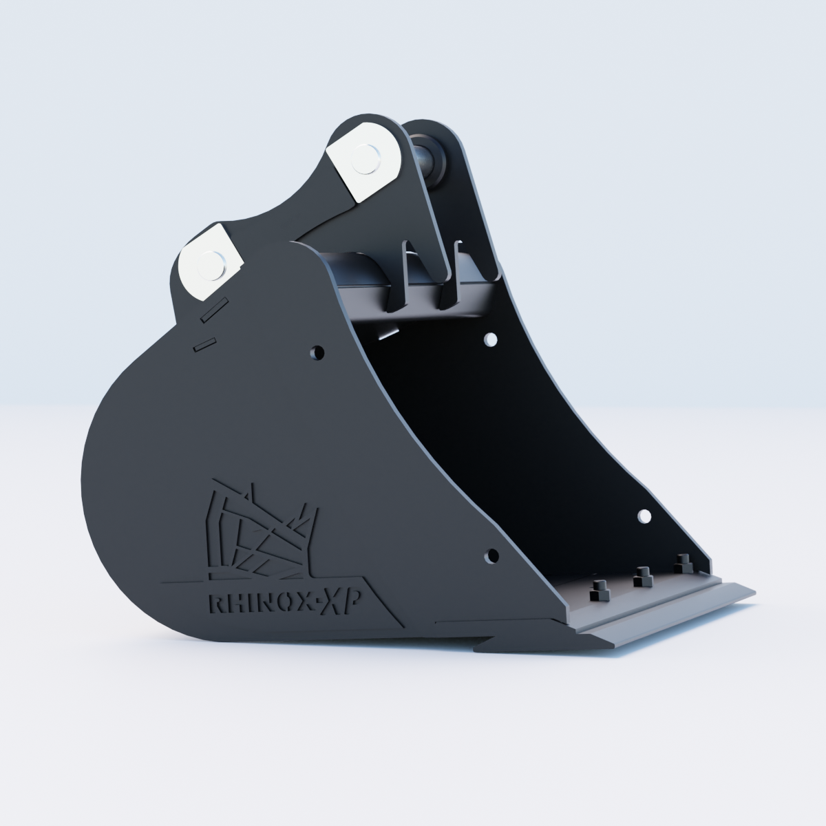 Yanmar B27 Digging Bucket - 24" / 600mm - Bladed Bucket Side