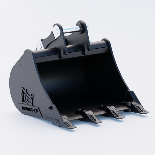 Yanmar B27 Digging Bucket - 24" / 600mm - Toothed Bucket Front