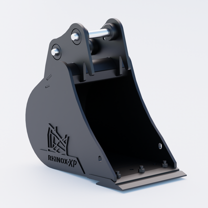 2M Digging Bucket - 12" / 300mm - Bladed Bucket Front