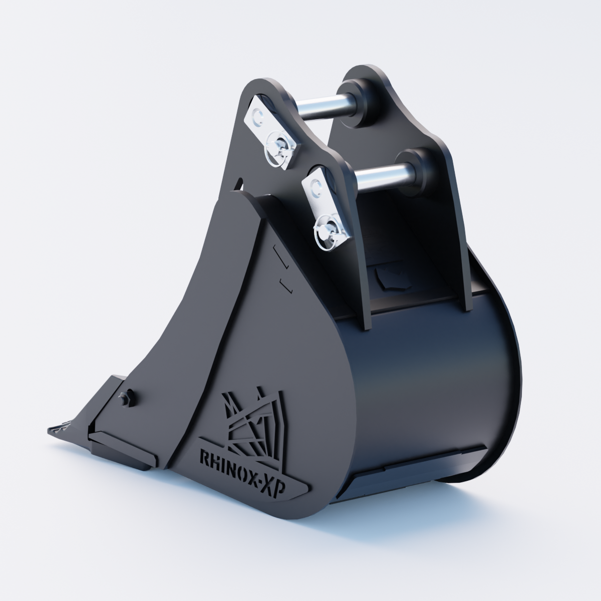2M Digging Bucket - 12" / 300mm - Toothed Bucket Back