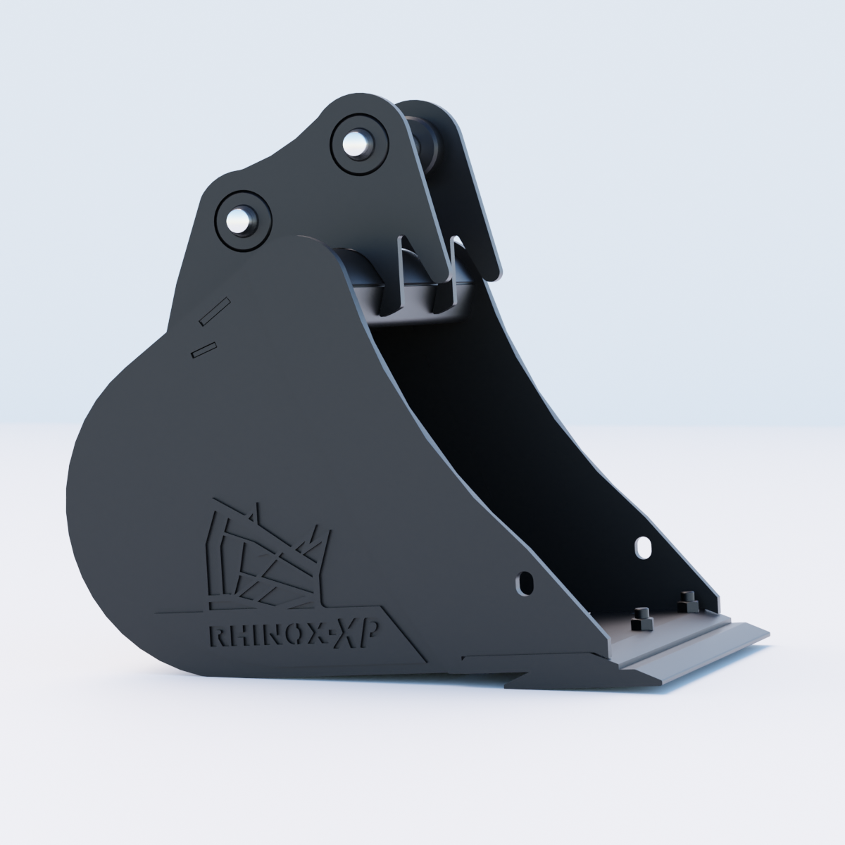 2M Digging Bucket - 18" / 450mm - Bladed Bucket Side