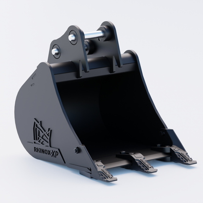 2M Digging Bucket - 18" / 450mm - Toothed Bucket Front
