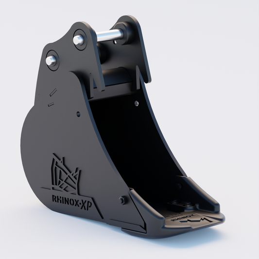 Kubota KX61-3 Utility Bucket with Unitusk Blade - 9" / 230mm Front