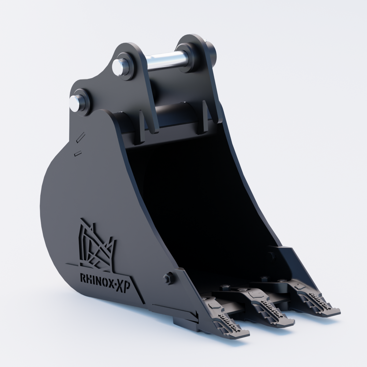 Yanmar B19 Digging Bucket - 12" / 300mm - Toothed Bucket Front