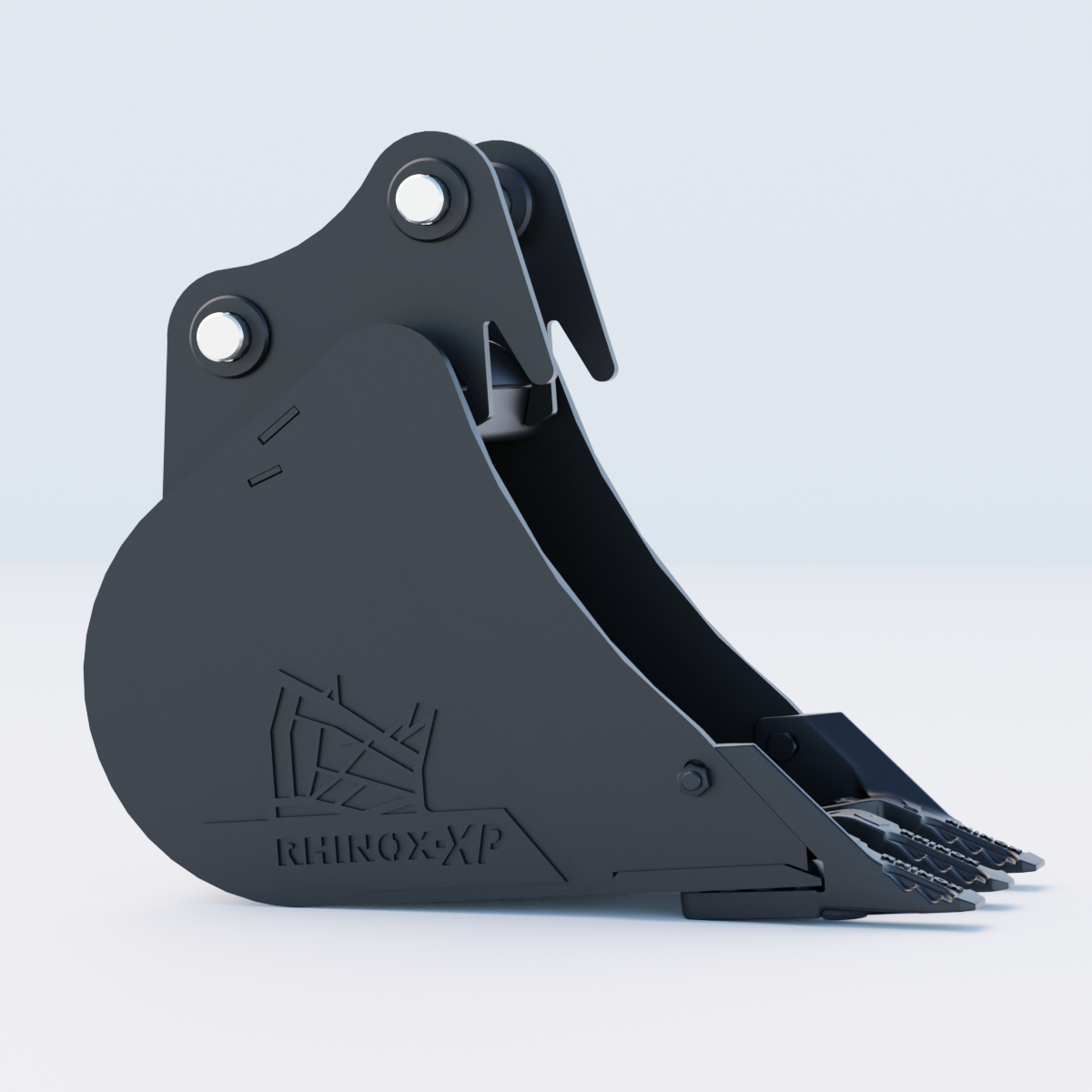 Yanmar B19 Digging Bucket - 12" / 300mm - Toothed Bucket Side