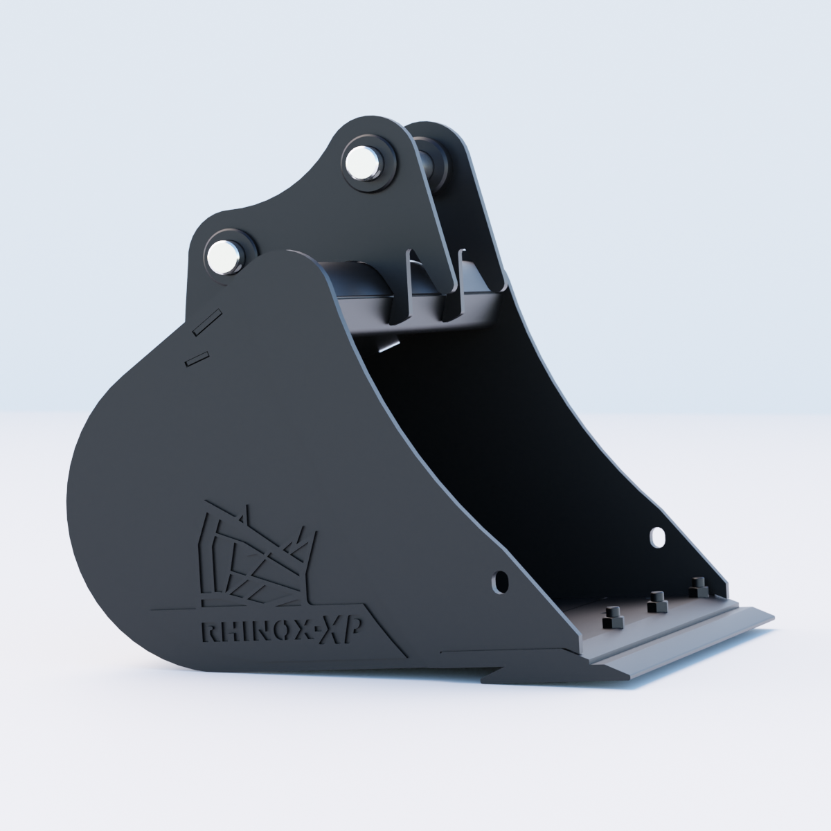 Yanmar B19 Digging Bucket - 24" / 600mm - Bladed Bucket Side