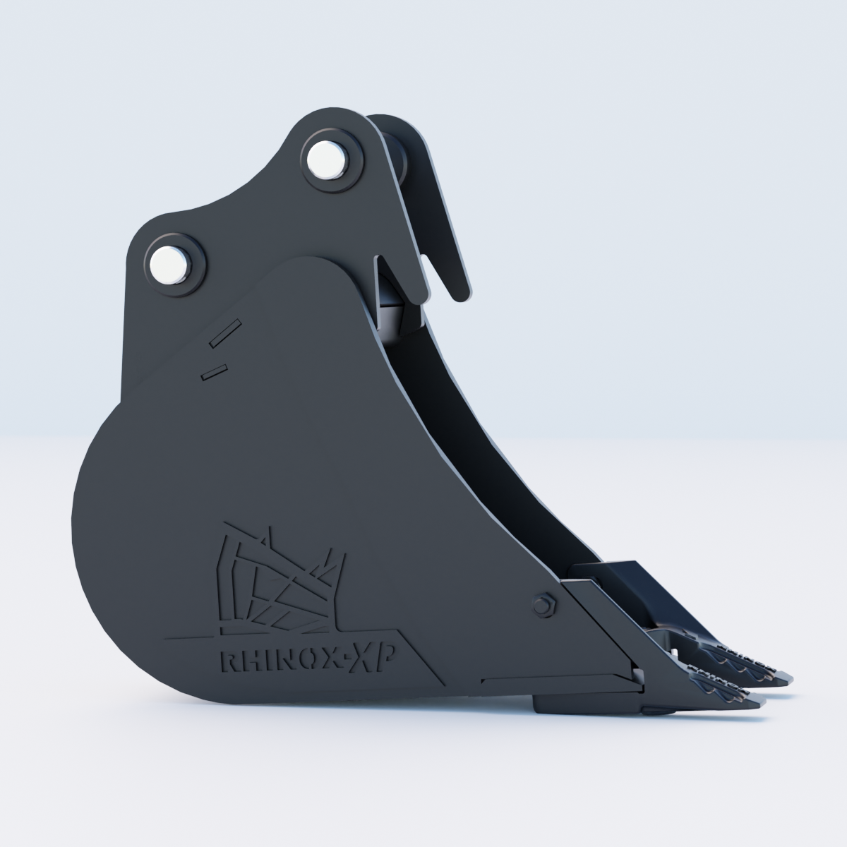 Yanmar B19 Digging Bucket - 9" / 230mm - Toothed Bucket Side