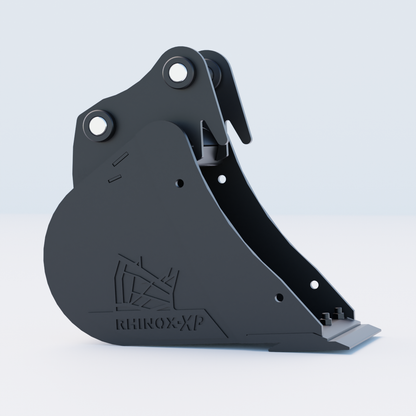 New Holland E30C Digging Bucket - 12" / 300mm | Rhinox Group UK - Bladed Bucket Side