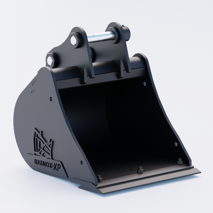 New Holland E30C Digging Bucket - 18" / 450mm | Rhinox Group UK - Bladed Bucket Front