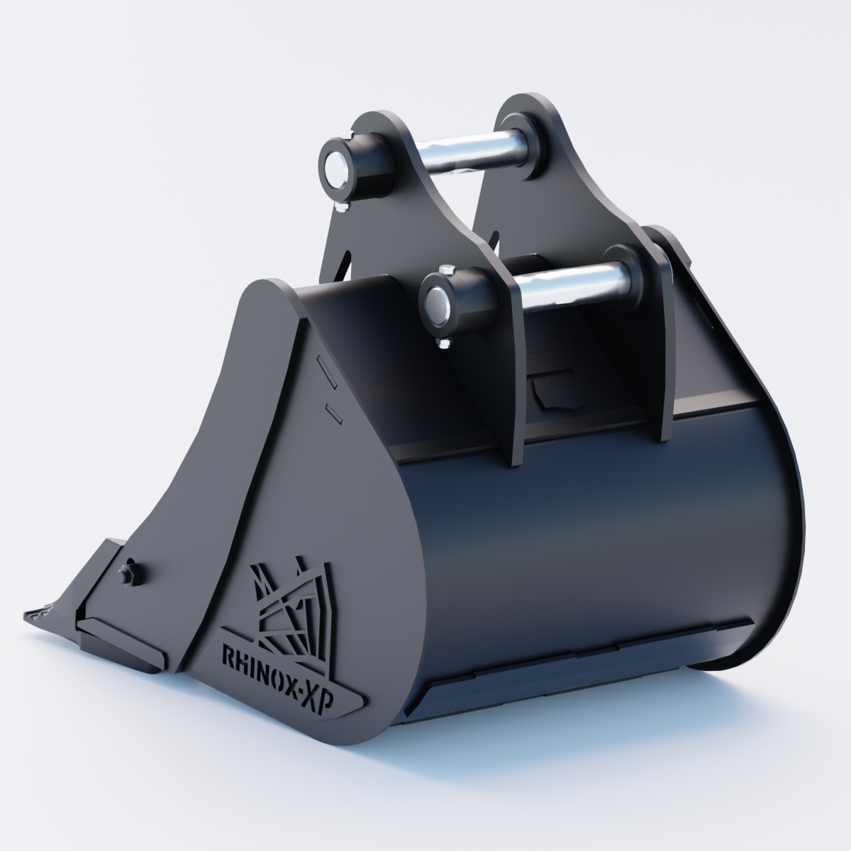 New Holland E30C Digging Bucket - 18" / 450mm | Rhinox Group UK - Toothed Bucket Back