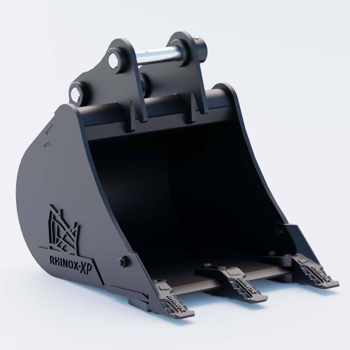 New Holland E30C Digging Bucket - 18" / 450mm | Rhinox Group UK - Toothed Bucket Front