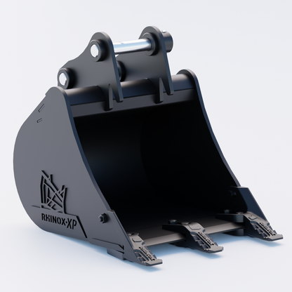 New Holland E30C Digging Bucket - 18" / 450mm | Rhinox Group UK - Toothed Bucket Front