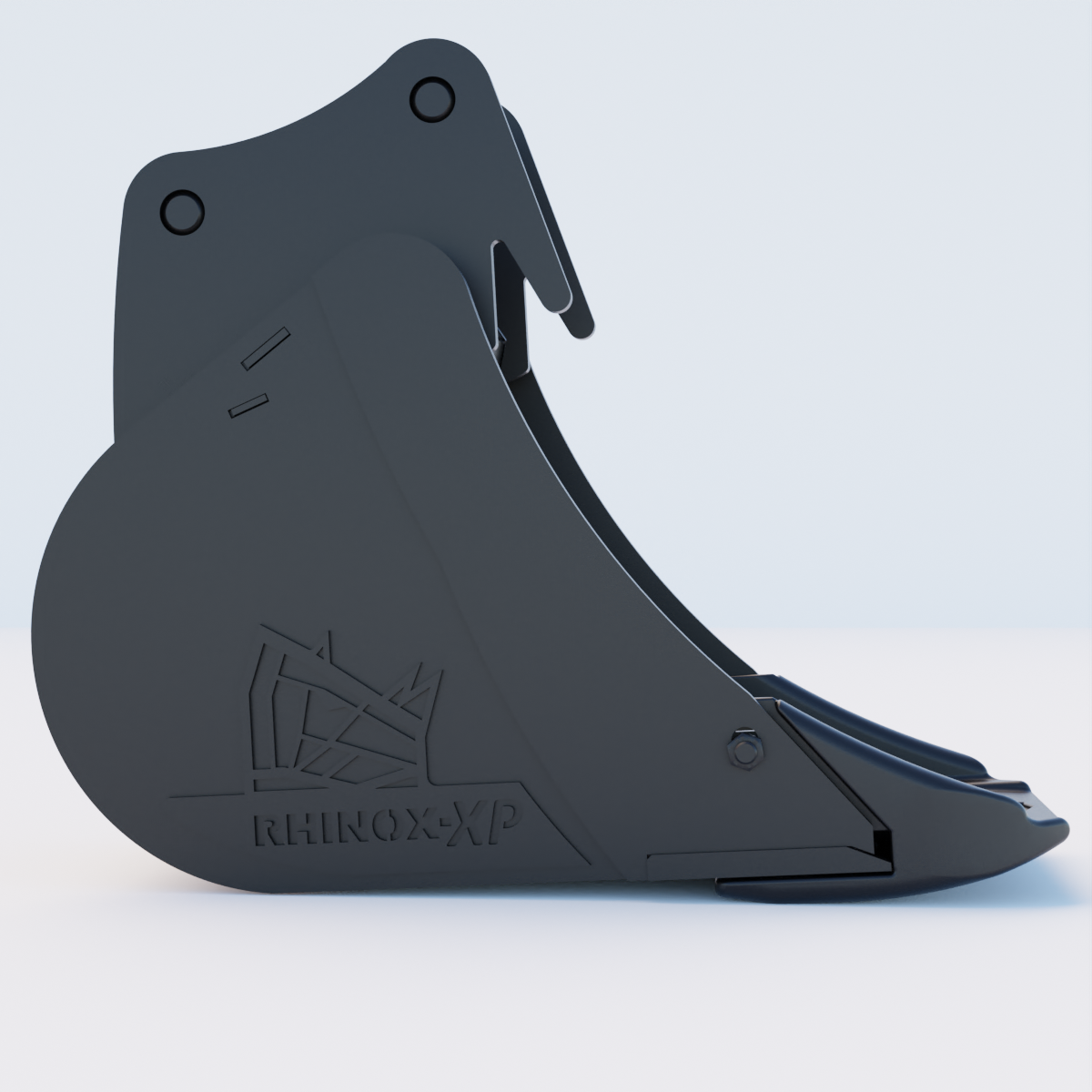 2R Utility Bucket with Unitusk Blade - 12" / 300mm Side