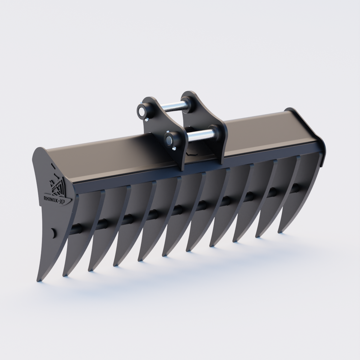 Doosan DX27Z Land Rake 48" / 1200mm  Back