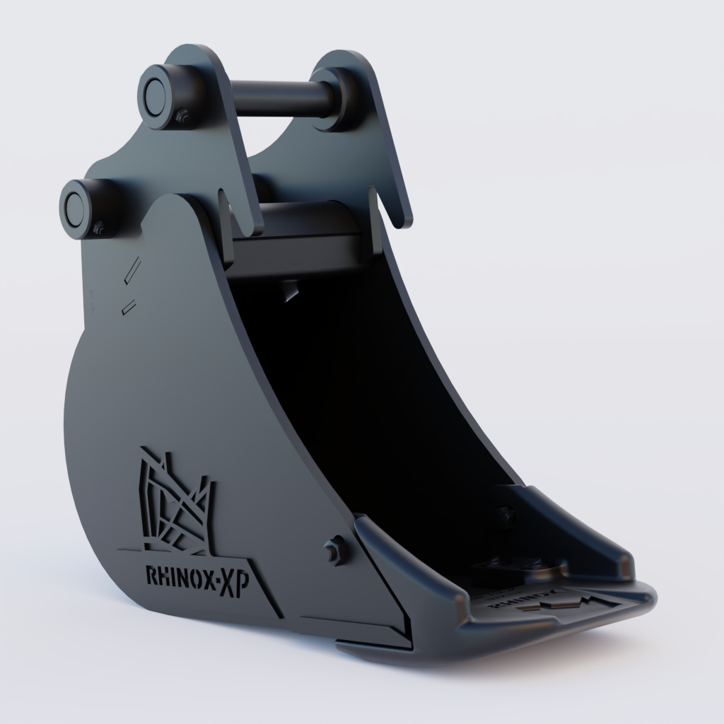 Case CX26C Utility Bucket with Unitusk Blade - 9" / 230mm | Rhinox Group UK