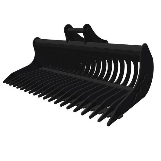 XCMG XE35E Rake Riddle Bucket - 48"