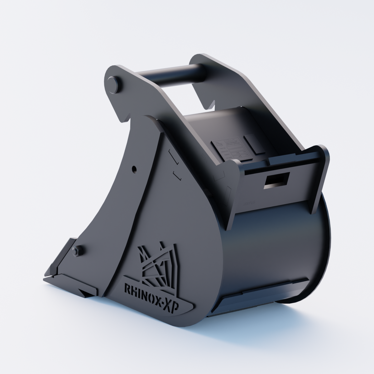 Rhinox Digging Bucket To Suit  Safelock SL30 Hitch - 12" | Rhinox Group UK - Bladed Bucket Back