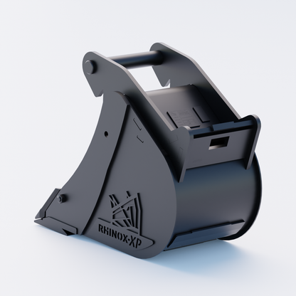 Rhinox Digging Bucket To Suit  Safelock SL30 Hitch - 12" | Rhinox Group UK - Bladed Bucket Back
