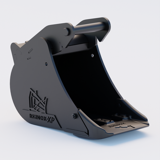 Rhinox Utility Bucket with Unitusk Blade To Suit Safelock SL30 Hitch - 12" / 300mm Front