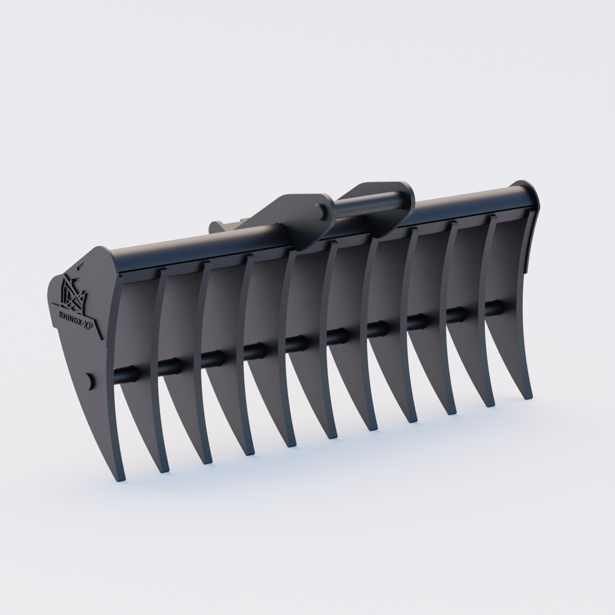 Rhinox Land Rake To Suit Safelock SL30 Hitch - 48" / 1200mm Front