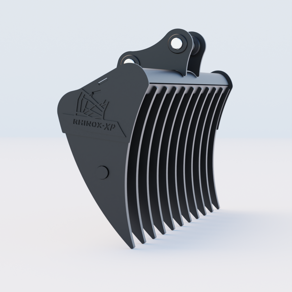 Bobcat X325 Land Rake 48" / 1200mm  Side