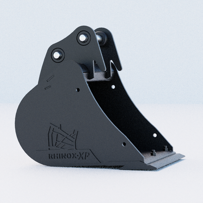 JCB 26C-1 Digging Bucket - 18" / 450mm | Rhinox Group UK - Bladed Bucket Side