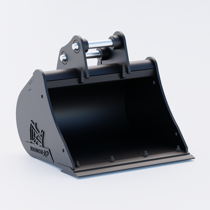 JCB 26C-1 Digging Bucket - 24" / 600mm | Rhinox Group UK - Bladed Bucket Front