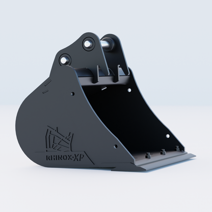 JCB 26C-1 Digging Bucket - 24" / 600mm | Rhinox Group UK - Bladed Bucket Side