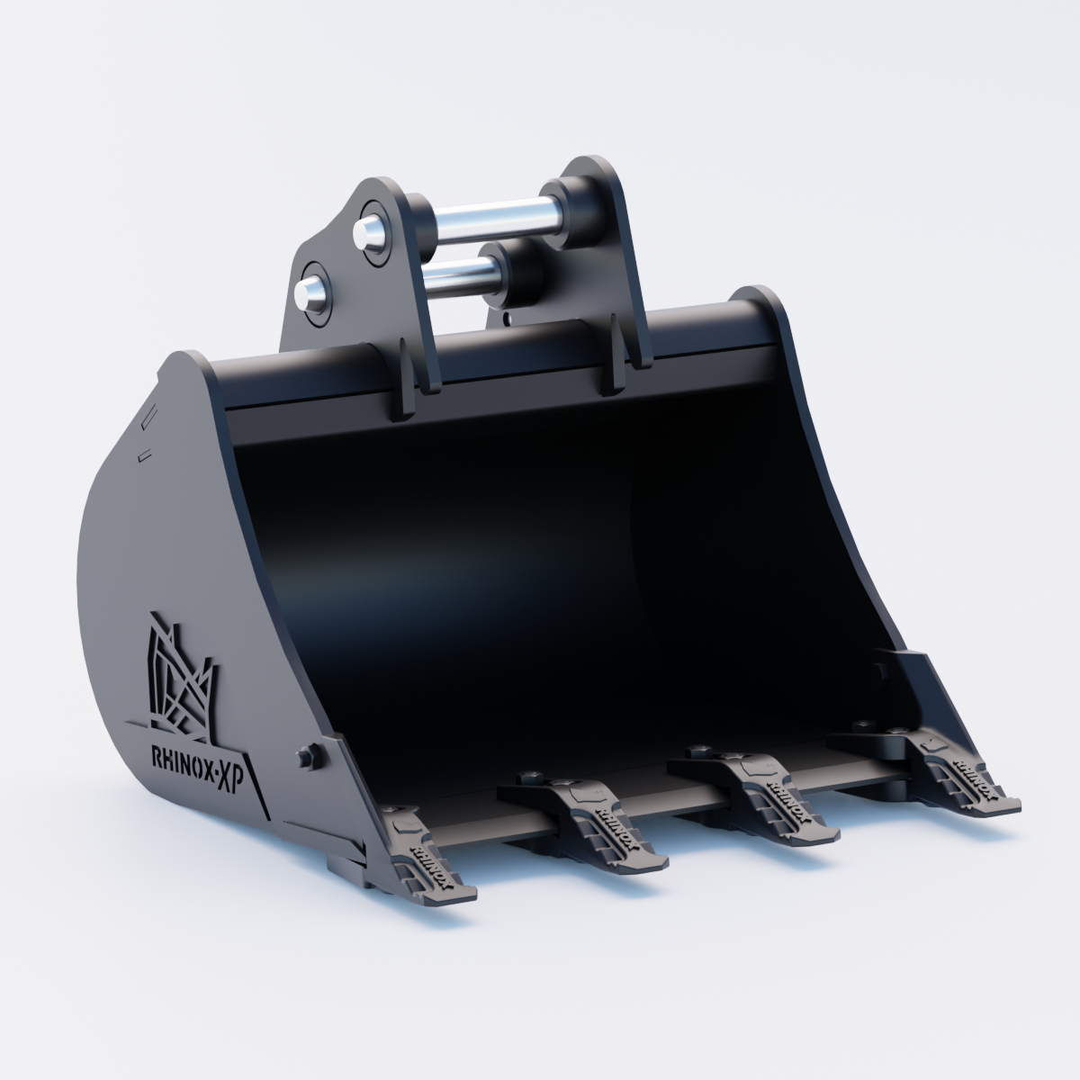 JCB 26C-1 Digging Bucket - 24" / 600mm | Rhinox Group UK - Toothed Bucket Front