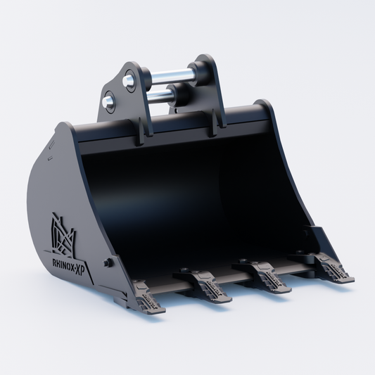 JCB 26C-1 Digging Bucket - 24" / 600mm | Rhinox Group UK - Toothed Bucket Front