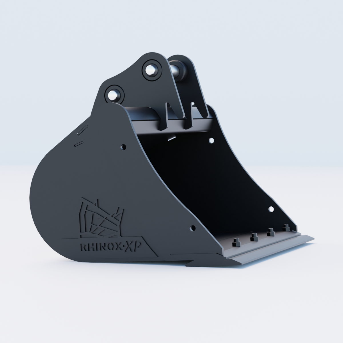 JCB 8027 ZTS Digging Bucket - 30" / 750mm | Rhinox Group UK - Bladed Bucket Side