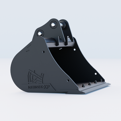 JCB 8027 ZTS Digging Bucket - 30" / 750mm | Rhinox Group UK - Bladed Bucket Side
