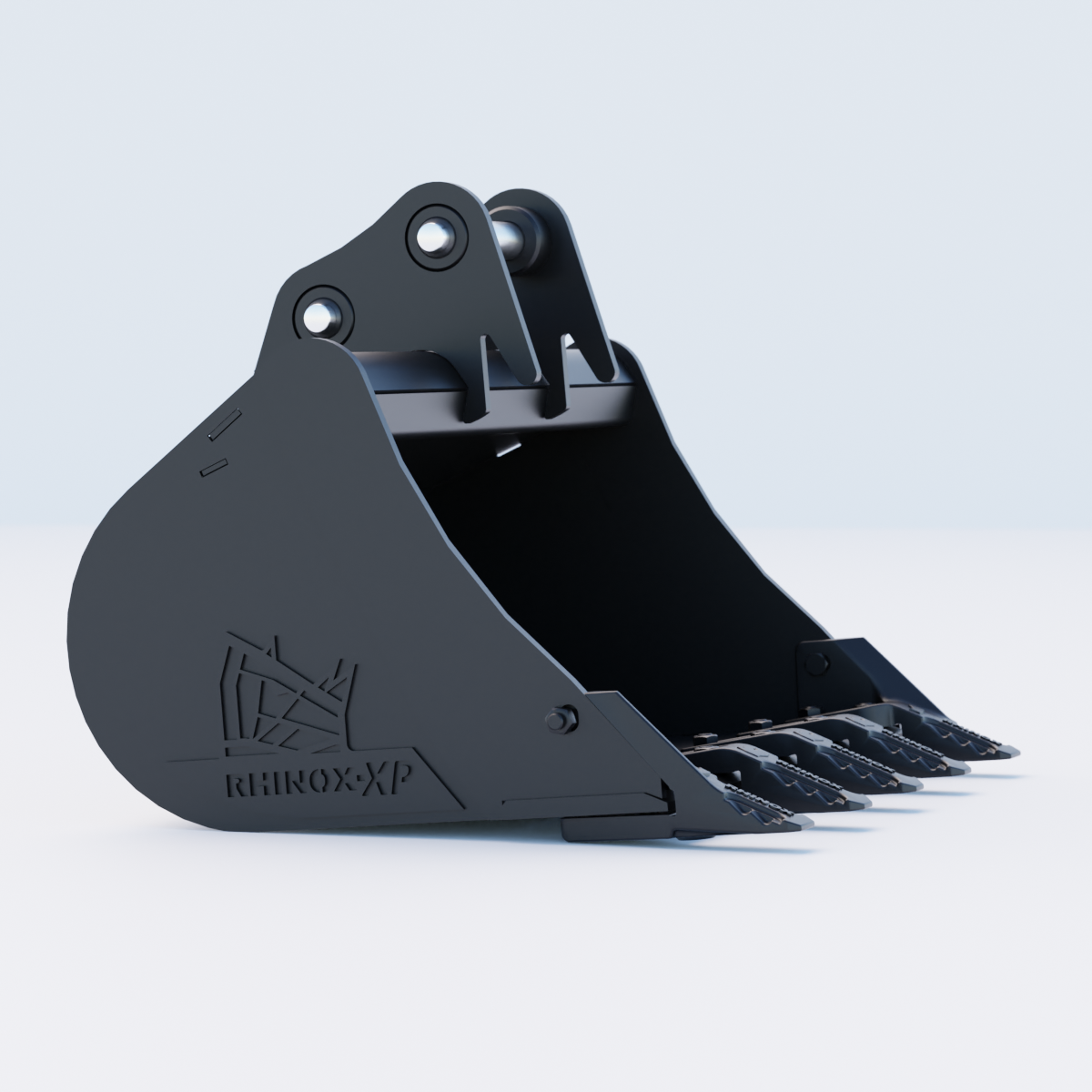 JCB 8027 ZTS Digging Bucket - 30" / 750mm | Rhinox Group UK - Toothed Bucket Side