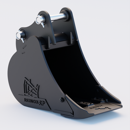 Doosan DX27Z Utility Bucket with Unitusk Blade - 12" / 300mm Front 2