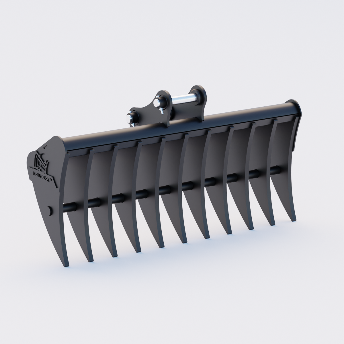 Doosan DX27Z Land Rake 48" / 1200mm Variant Front